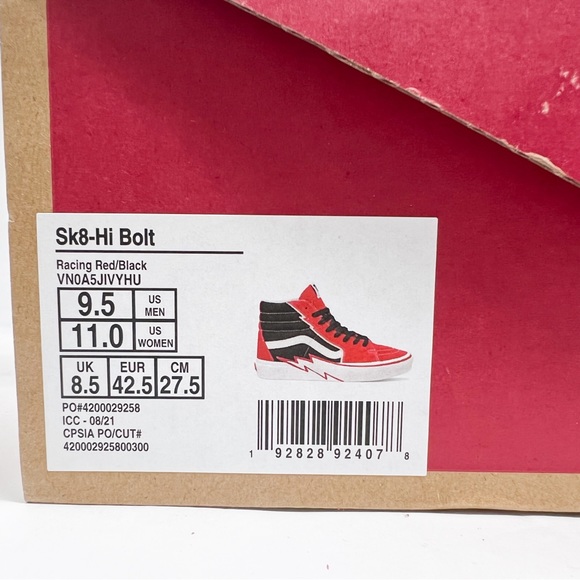 Vans Men's Sk8 Hi Bolt ๐ฅ๐ฅ๐๐ณ - Picture 15 of 16